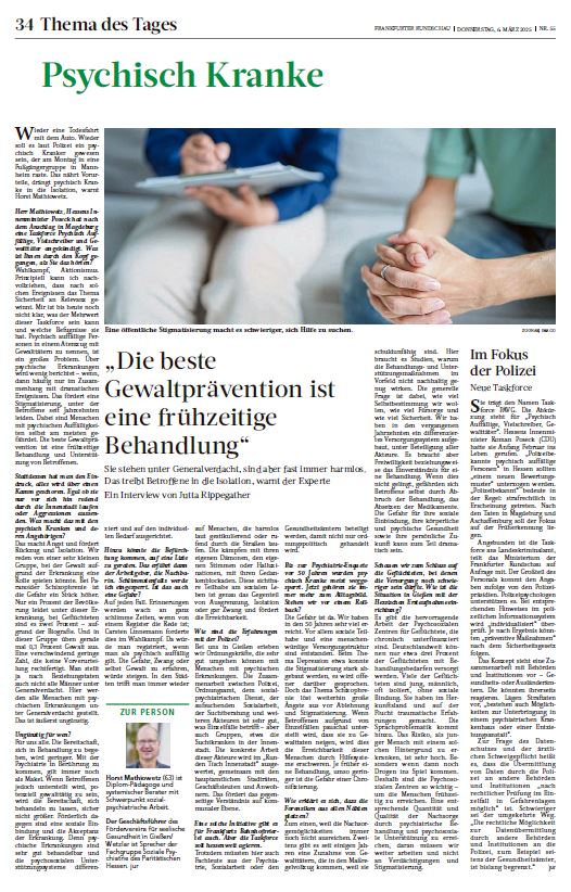 2025 03 06 Thema des Tages Psychisch Kranke FR