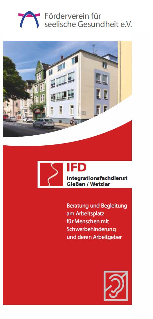 Flyer IFD Integrationsfachdienst Foederverein Giessen 2020
